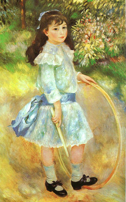 Pierre Renoir Girl with a Hoop china oil painting image